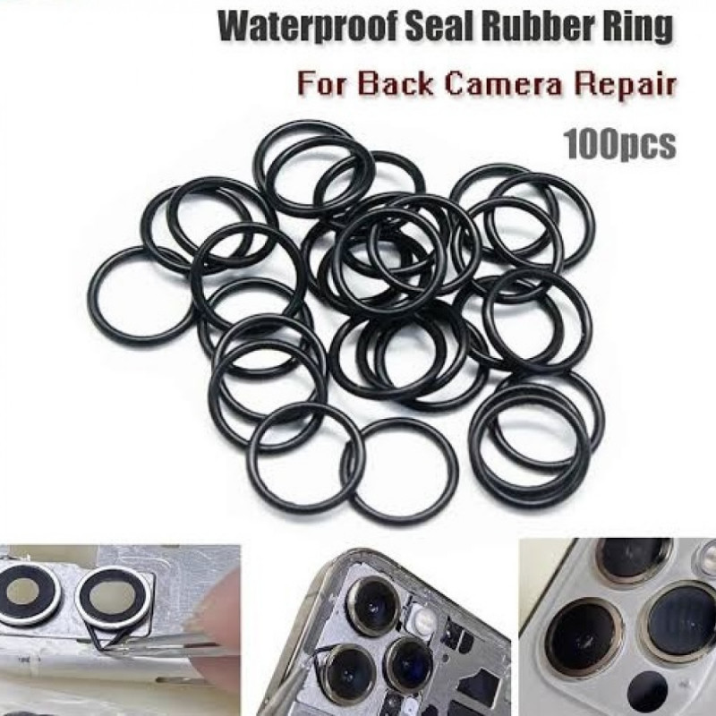 iPhone X-14PM Rear Camera Waterproof Rubber Ring 100Pcs/Box