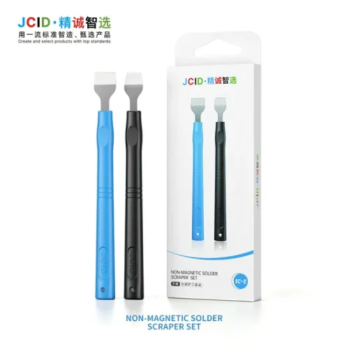JCID SC-02 Non-magnetic Solder Paste Scraper (2-Piece / Set) for BGA Motherboard Tin Planting Repair