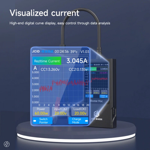 iBooter Mac Current Analyzer for Apple Macbook Charging Repair