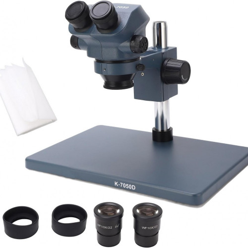 KAISI 7050D Continuous Zoom 7-50x adjustable PCB BGA inspection microscope