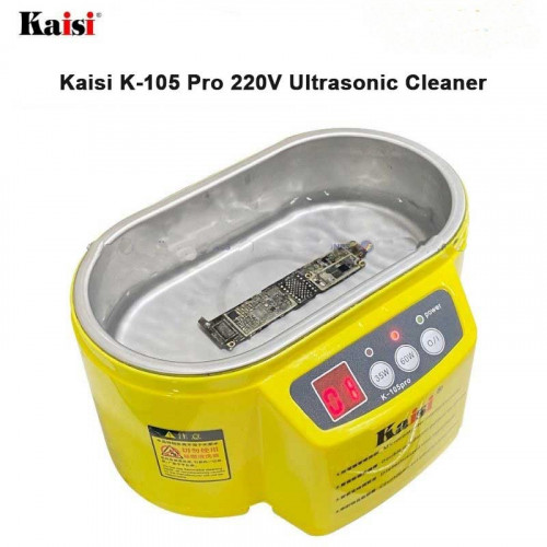 Kaisi K-105 Pro 220V Ultrasonic Cleaner for Mobile Circuit Board Glasses Watch Cleaning