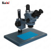 KAISI 7050D Continuous Zoom 7-50x adjustable PCB BGA inspection microscope