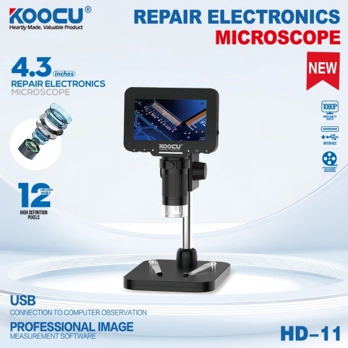 koocu HD-11 4.3-inch portable electron microscope