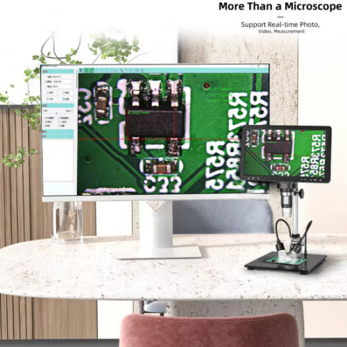 Koocu KC-HD31 10.1-Inch HD Display Microscope With 50X-1500X Continuous Magnification