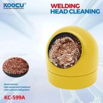 Koocu KC-599A Soldering Iron Tip Cleaner with Brass Wire Sponge
