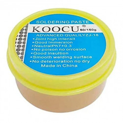 Koocu Advanced Quality Soldering Paste/Flux ZJ-18 50gm Koocu Advanced Quality Soldering Paste/Flux ZJ-18 50gm