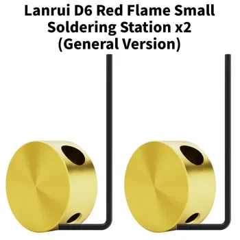 Lanrui D6 Red Flame Pure Copper Small Soldering Station for Chip / FPC Connector Soldering