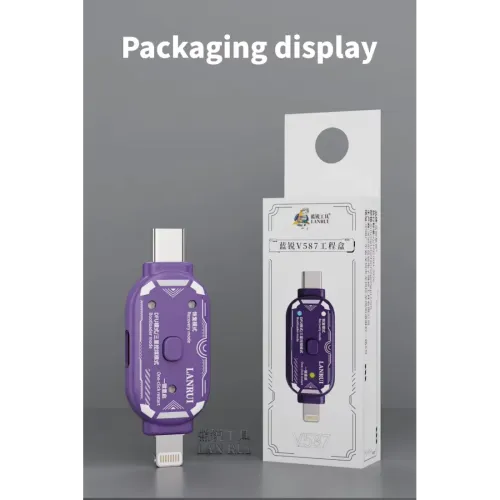 Lanrui V587 Lightning + Type-C Engineering Box for Entering DFU / Recovery / Samsung Download Modes