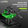 LUOWEI LW-021Pro 2 in 1 360 Rotating Aluminum Alloy Fixing Clip Universal Mobile Phone Repair Fixture Back Glass Removal Tool
