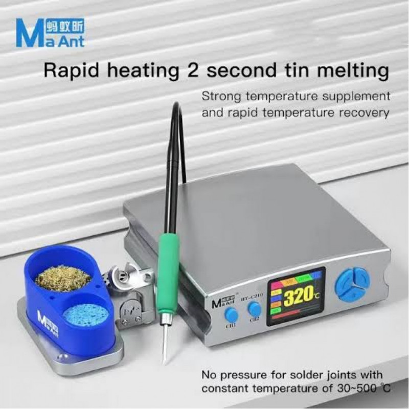 MaAnt HT-C210 Soldering iron Station Rapid Heating 2 Second Tin Melting Compatible C210 Handle Soldering Tool