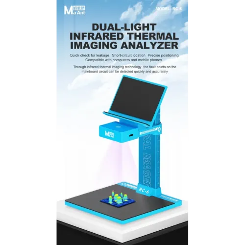 MaAnt RC-6 4K HD PCB Motherboard 3D Dual Light Infrared Thermal Imaging Diagnosis Analyser