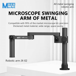 MaAnt JX-02 Robotic Arm 360° Rotating Metal Microscope Swinging Arm for Most Microscope