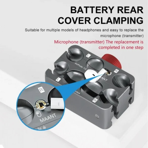 Earphone FIXTURE for AirPods 1/2/3/4/Pro/Pro12 | MaAnt P2 AIR