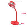 Maxx Pamma 2 in 1 LED Reading Table/Desk Lamp with Illumination Magnifying Glass Reading Lamp