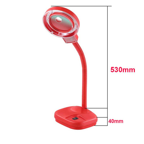 Maxx Pamma 2 in 1 LED Reading Table/Desk Lamp with Illumination Magnifying Glass Reading Lamp