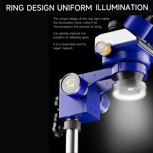 Mechanic LS360 Microscope Ring Light Polarized Ring Lamp Eliminates Reflection for Stereo Microscope