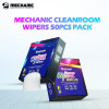 Mechanic Cleanroom Wipers Static-free Fiber Dust-free Wiping Cloth for LCD Screen / Glass - 50Pcs