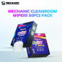 Mechanic Cleanroom Wipers Static-free Fiber Dust-free Wiping Cloth for LCD Screen / Glass - 50Pcs