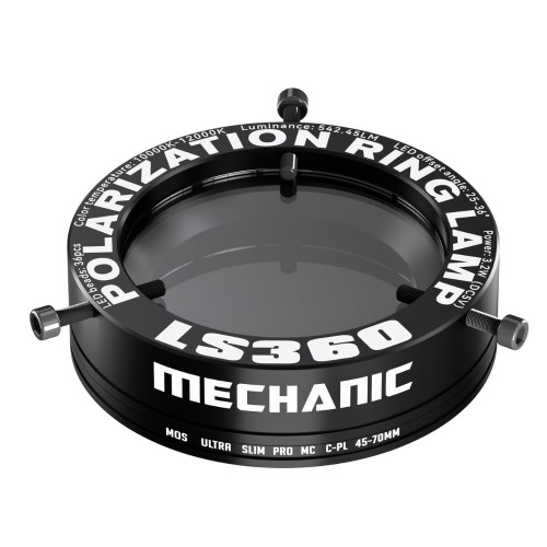 Mechanic LS360 Microscope Ring Light Polarized Ring Lamp Eliminates Reflection for Stereo Microscope
