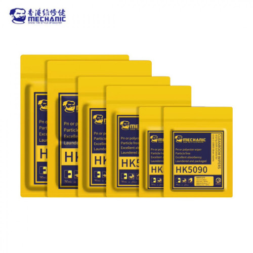 HK-5090 Superfine Cleanroom Wiper for Mobile Phone LCDs Mobile Phone Motherboard Industrial Non-dust Cloth