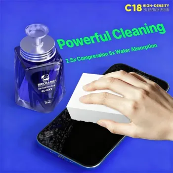 Mechanic C18 High Density Nano Cleansing Sponge for Screen / Camera / Motherboard Cleaning - 1 PCS