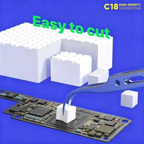 Mechanic C18 High Density Nano Cleansing Sponge for Screen / Camera / Motherboard Cleaning - 1 PCS