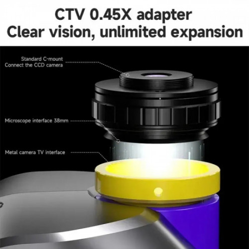 Mechanic Mic3-B11 Microscope (Blue)