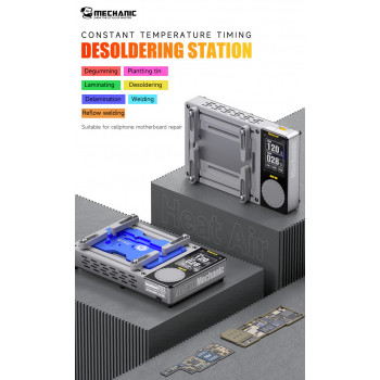 Mechanic Air Heat Constant Temperature Timing Station Desolate for iphone X-15 mobile phone promax layered repair