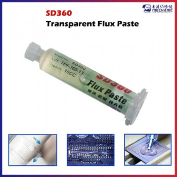 Mechanic SD360 Solder Flux Paste Transparent Welding Flux Paste 10cc