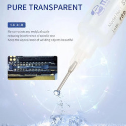 Mechanic SD360 Solder Flux Paste Transparent Welding Flux Paste 10cc Mechanic SD360 Solder Flux Paste Transparent Welding Flux Paste 10cc