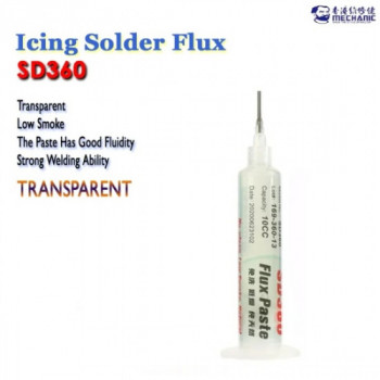Mechanic SD360 Solder Flux Paste Transparent Welding Flux Paste 10cc