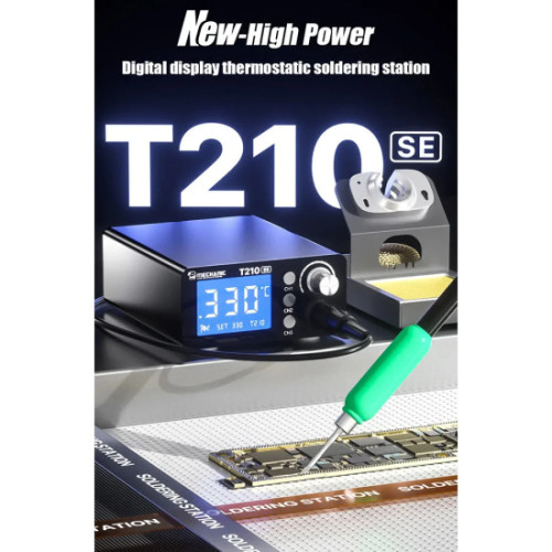 Mechanic T210 SE High Power Digital Display Thermostatic Soldering Station with Auto Sleep