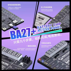 Mechanic BA27 Plus Battery Activation Detection Board for iPhone 6-16PM, Android Phone Motherboard, One-Click Activation Repair