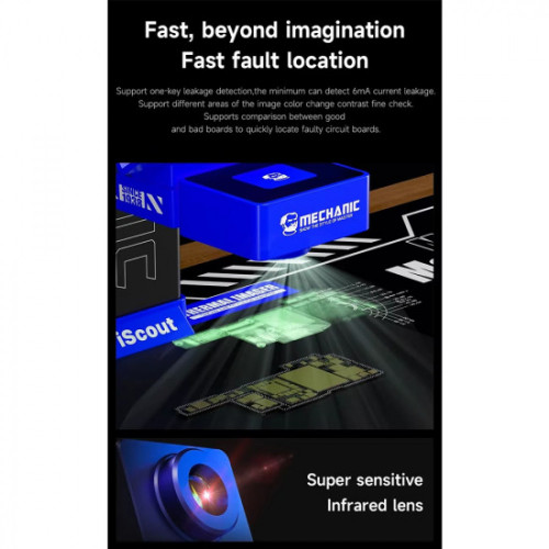 Mechanic iScout Infrared Thermal Imaging Camera for PCB Motherboard Locate Fault