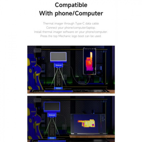 Mechanic iScout Infrared Thermal Imaging Camera for PCB Motherboard Locate Fault