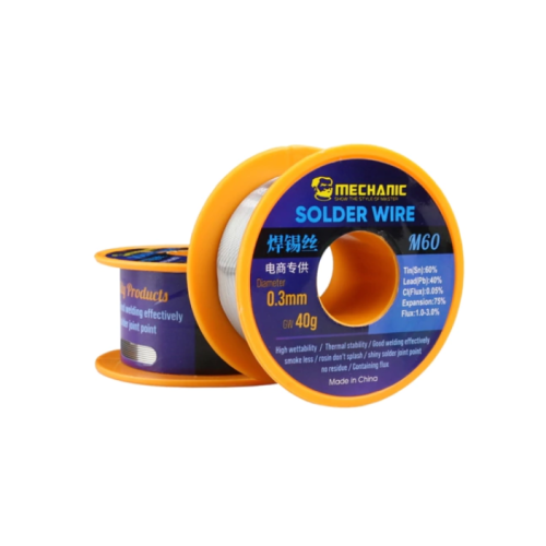 MECHANIC Soldering Wire Welding BGA Repair ToolsRosin Core Solder Tin Wire 40g 0.3/0.4/0.5/0.6mm Low Melting Point