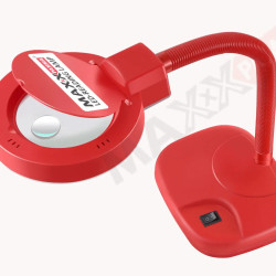 Maxx Pamma 2 in 1 LED Reading Table/Desk Lamp with Illumination Magnifying Glass Reading Lamp