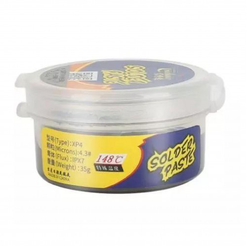 Mechanic X Series XP4 | Low Temperature Lead Free Solder Paste | 148c | 35G | Tub