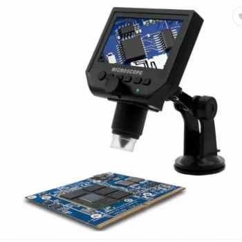 G600 Digital Portable Electronic Microscope 1-600X 3.6MP Continuous Magnifier with 4.3" HD OLED Display for Phone Repair