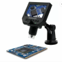 G600 Digital Portable Electronic Microscope 1-600X 3.6MP Continuous Magnifier with 4.3" HD OLED Display for Phone Repair