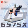 YCS 6575X Ultra HD Trinocular Microscope with Large Base for Phones Microscope