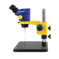 MECHANIC D75S-B11 BINOCULAR STEREO MICROSCOPE WITH 7X 50X CONTINUOUS ZOOM MECHANIC D75S-B11 BINOCULAR STEREO MICROSCOPE WITH 7X 50X CONTINUOUS ZOOM