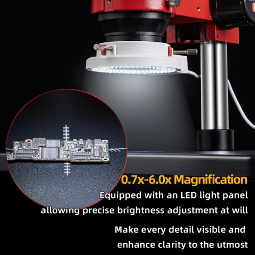 YCS 7060X Wide Angle Trinocular Microscope for Mobile Phone Motherboard Chip CPU Repair Tool