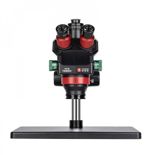 YCS 7060X Wide Angle Trinocular Microscope for Mobile Phone Motherboard Chip CPU Repair Tool