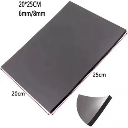BLACK MAT FOR DISPLAY LAMINATING - 8MM