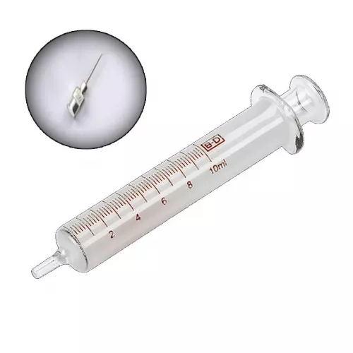 Glass Injection Syringe For Flux