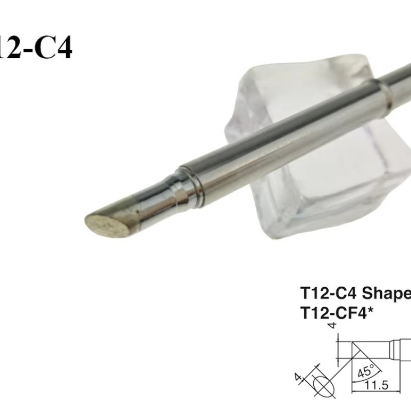 T12-C4 Electronic Soldering Iron Tips 220v 70W Solder Welding Iron Tools For FX9501 and FM2028 Handle Soldering Station