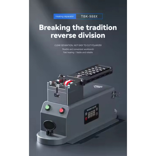 TBK-988X Heating Vacuum Separator Machine for Mobile Phone Screen Separate