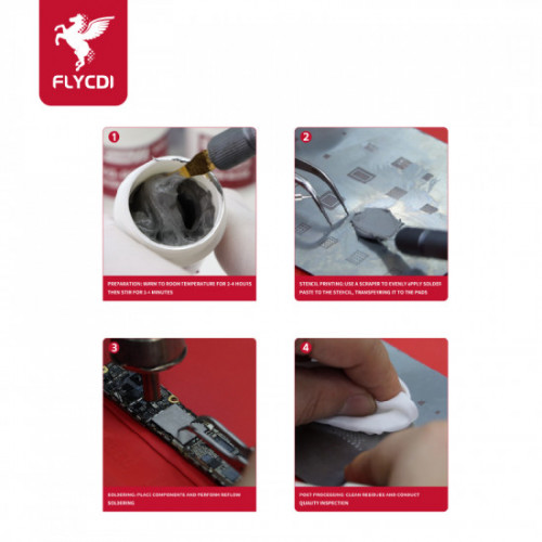 FLYCDI XG-001 138°C Low-Temp Solder Paste
