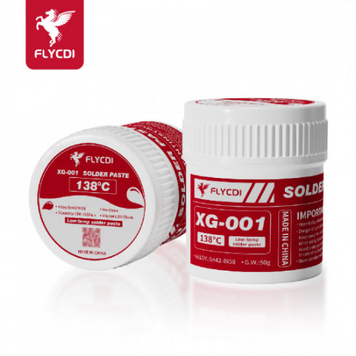FLYCDI XG-001 138°C Low-Temp Solder Paste